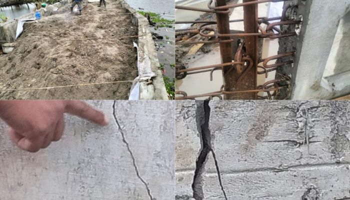 Terindikasi Korupsi, Tembok Revitalisasi Danau Siombak Retak-Retak, GNPP Sumut Minta Kejaksaan Periksa