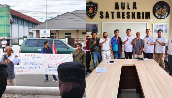 LSM Pekat Bengkulu dan APPI Gelar Aksi Damai di Depan Polres Rejang Lebong Minta Usut Anggaran Disetiap OPD