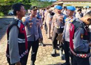 Pimpin Apel Pagi dan Cek Kerapian Personil, Ini Pesan Kapolres Pakpak Bharat