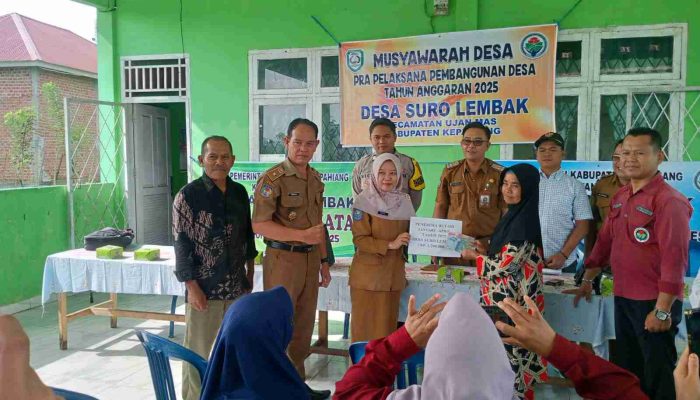 Pemdes Suro Lembak Salurankan BLT DD Tahap I Empat Bulan Sekaligus