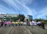 LSM Pekat Kembali Adakan Aksi di Depan Kantor Kejati Bengkulu
