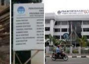 Rubuhnya Proyek Pembangunan Gedung UPRATING IPA Milik PDAM Tirtanadi Sumut Rp 61,38 M di Sunggal Tuai Kritik, Plt Dirut ‘Tutup Mulut’