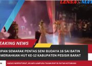 Penutupan Semarak Pentas Seni Budaya 16 Sai Batin Marga Meriahkan HUT Ke 12 Kabupaten Pesisir Barat
