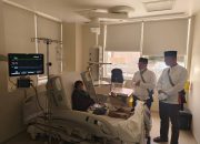 Kakan Kemenag dan Walikota Padangsidimpuan Jenguk Jamaah Haji Sakit di RS King Salman bin Abdul Aziz