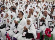 Calon Jemaah Haji Kloter 13 Langsung Pakai Kain Ihram Sejak di Ahmed