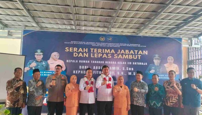 Rutan Baturaja Gelar Sertijab dan Lepas Sambut Karutan