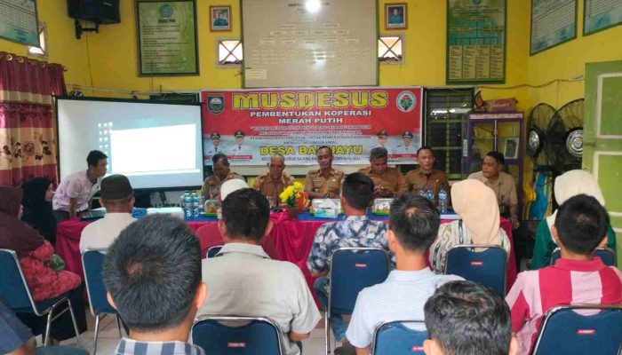 Pemerintah Desa Banuayu Bentuk Pengurus Koperasi Merah Putih