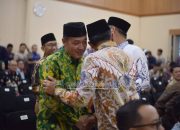 Bupati Dedi Irawan Hadiri Sertijab Kepala BPK Perwakilan Lampung