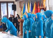 Ketua TP-PKK Provinsi Lampung Lantik Ketua PKK dan Tim Pembina Posyandu 14 Kabupaten/Kota di Lampung