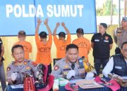 Polres Nias Selatan Gelar Konferensi Pers Kasus Pembunuhan pada Tahun 2022- Kasus Pencurian dan KDRT pada Tahun 2025