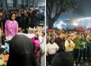 Rinai Gerimis Tak Kurangi Minat Warga Medan Nikmati Suasana Car Free Naight