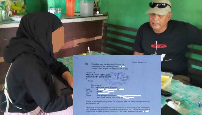 Oknum Petugas Imigrasi Medan Dilaporkan ke Polisi, Buntut Dugaan Pelecehan