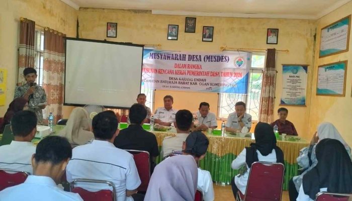 Pemdes Karang Endah Gelar Musdes Penyusunan RKPDes Tahun 2026