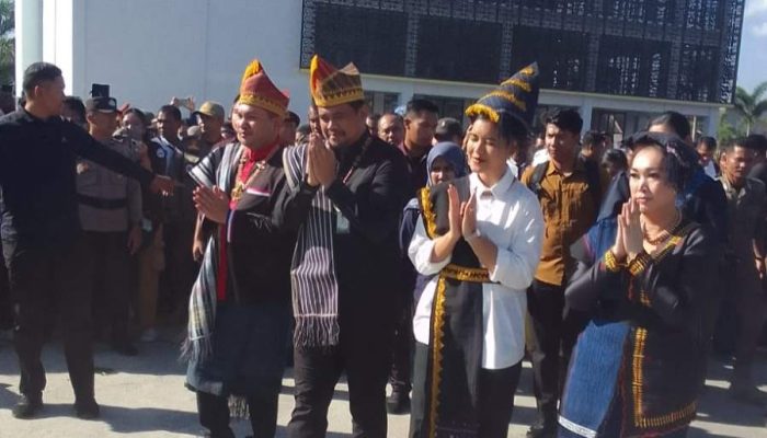Gubsu Resmikan Gedung Perpustakaan di Hari Jadi Kabupaten Pakpak Bharat ke 22 Tahun