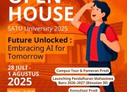 SATU University Gelar Open House 2025 Bertema AI
