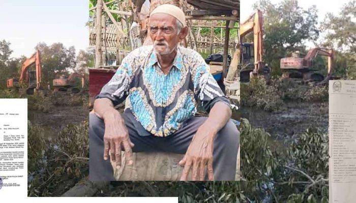 Tanah Nelayan Tua Dibuldoser OTK, Padahal Sudah Lapor Presiden dan Polisi