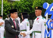 Walikota Kukuhkan Paskibraka Kota Medan 2025