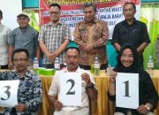 Pengundian dan Penetapan Nomor Urut Calon PAW Kades Laye Digelar