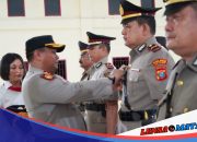 Kapolres Nias Selatan Lantik Pejabat Sementara Kapolsek Teluk Dalam, Kabag OPS, Kasat Samapta, Kasat Resnarkoba dan PS Kasat Polairud