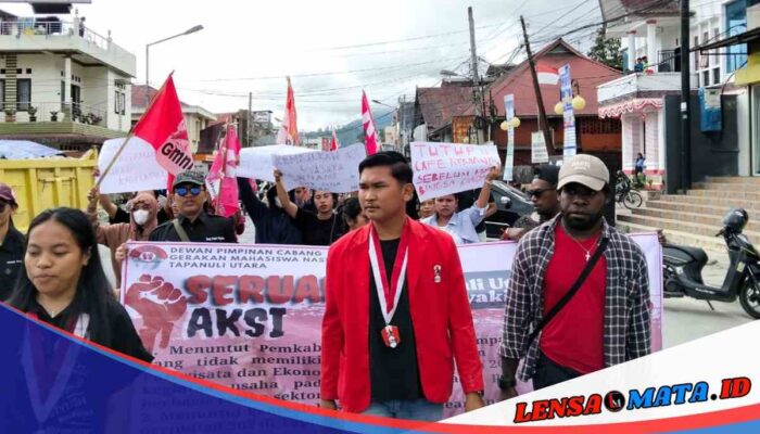 DPC GMNI Taput Gelar Aksi “Taput Darurat Penyakit Sosial”, Tuntut Penutupan Tempat Hiburan Ilegal dan Pemberantasan Judi di Taput