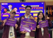 Mahasiswa Digital Communication BINUS @Malang Juara 1 FIVECOMP 3.0