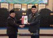 Wakil Bupati Irawan Topani Hadiri Rapat Paripurna DPRD Agenda Penyampaian Nota Penjelasan Dua Ranperda Inisiatif DPRD