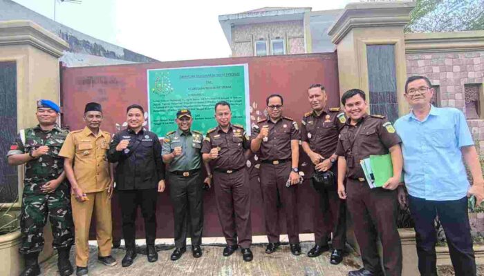 Aspidmil Kejati Sumut Pimpin Eksekusi Penyitaan Dalam Perkara Koneksitas di 2 Lokasi Berbeda