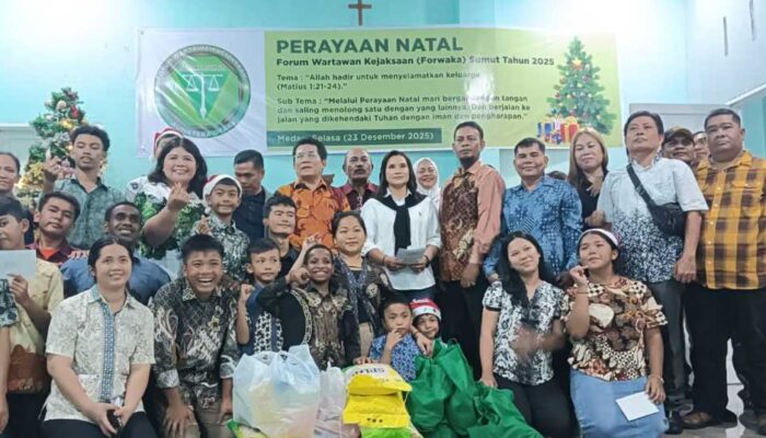 Forwaka Sumut Rayakan Natal 2025 Bersama Anak Panti Asuhan