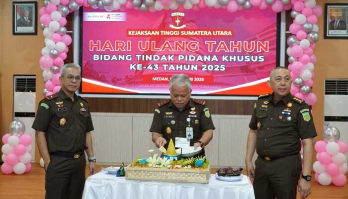 Kejati Sumut Peringati HUT Bidang Pidsus Kejaksaan RI Ke-43 