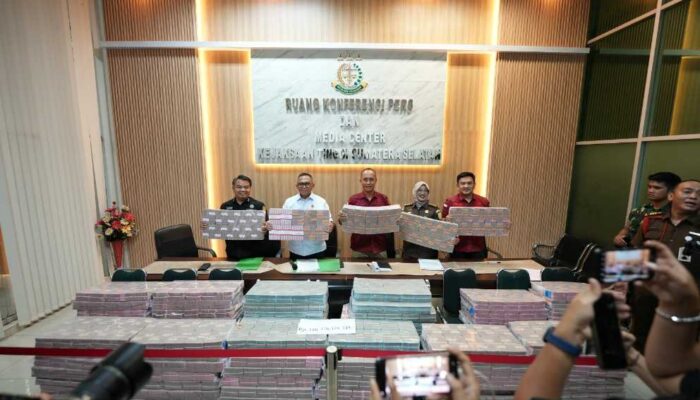 Kejati Sumsel Selamatkan Uang Negara Senilai Rp 616.526.339.349 Terkait Dugaan Korupsi Pemberian Kredit Dari Bank Plat Merah Kepada 2 Perusahaan