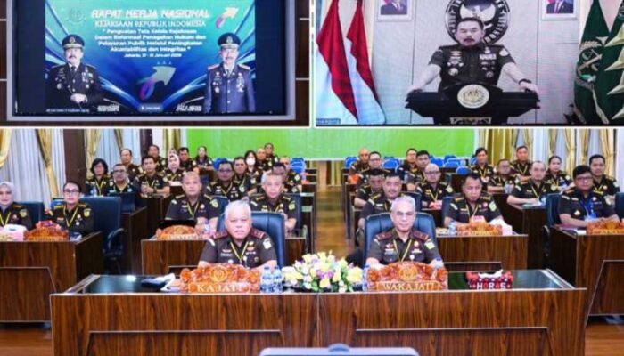 Ikuti Rakernas Kejaksaan RI 2026, Kajati Sumut : Bekerja Profesional, Berintegritas dan Jauhi Perbuatan Tercela