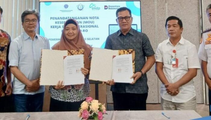 Bupati Nias Selatan Tandatangani MoU Kerja Sama Dengan PT ASDP Indonesia Ferry