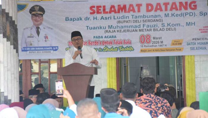 Bupati Dorong 1000 Umat Berdoa untuk Tolak Bala Jadi Ikon Religius Hamparan Perak