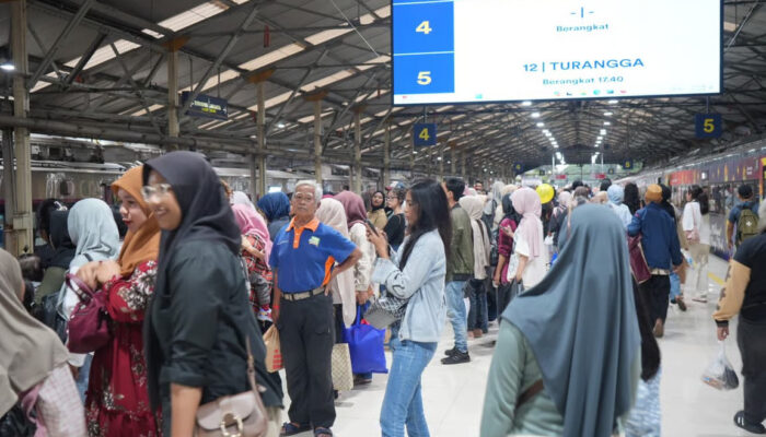 KAI Daop 2 Bandung Layani Hampir 415 Ribu Pelanggan Selama 12 Hari Angkutan Lebaran 2026