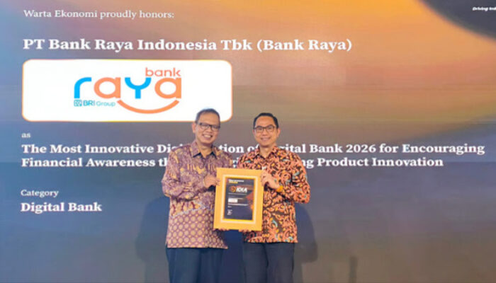Konsisten Dorong Inovasi Digital Perbankan, Bank Raya Raih Indonesia Digital Innovation Awards (IDIA) 2026
