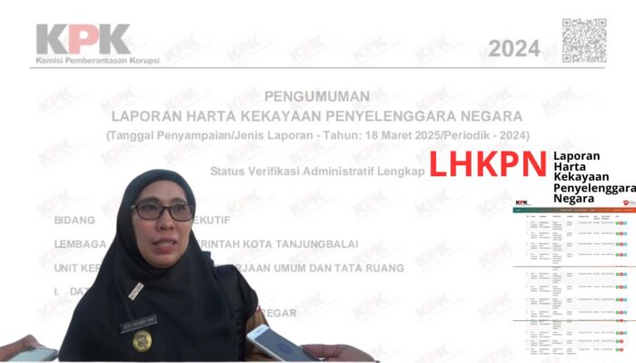 LHKPN Baru Kadis PUTR Tanjungbalai Punya Harta Rp 4 Miliar, Tahun 2016 Rp 365 Juta