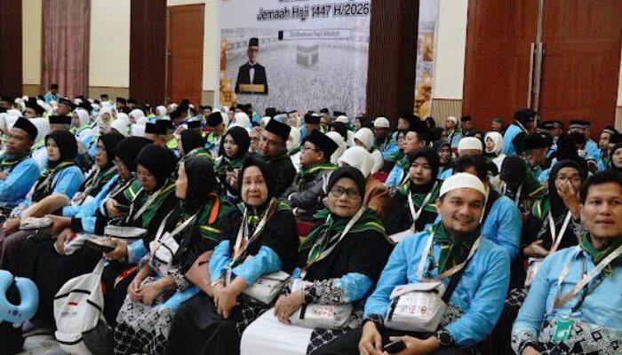 Sebanyak 360 Calon Jemaah Haji Kloter 1 Asal Medan-Binjai Tiba di Embarkasi Medan