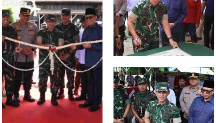 Kapolres OKU Hadiri Peresmian Jembatan Gantung di Desa Pusar Baturaja