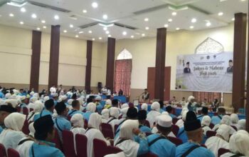 359 Jemaah Haji Kloter 9 Tiba di Asrama Haji Medan