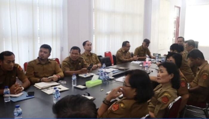 Bupati Nias Barat Gelar Rapat Dengan Pimpinan OPD, Bahas Hasil Kunker di Kepulauan Hinako