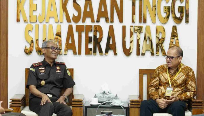 Perkuat Pengawasan dan Penegakan Hukum, Kajati Terima Kunjungan Ketua KPU Sumut