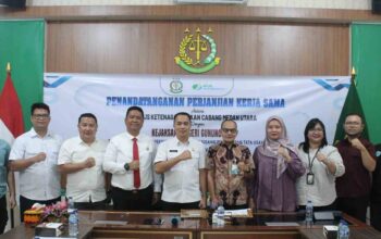 Perkuat Perlindungan Pekerja, Kejari Gunungsitoli dan BPJS Ketenagakerjaan Teken MoU