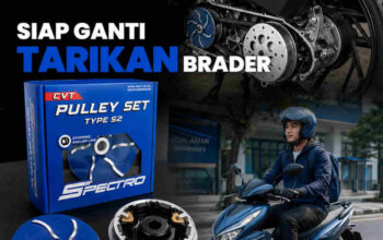SPECTRO Hadirkan Pulley Set Type S2 untuk Akselerasi Motor Matic Lebih Responsif