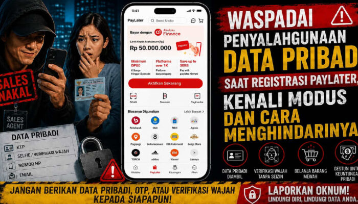 Waspadai Penyalahgunaan Data Pribadi saat Registrasi Paylater, Kenali Modus dan Cara Menghindarinya