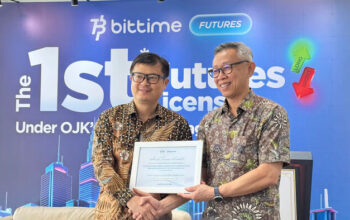 Bittime Raih Izin Perdagangan Futures Pertama di Era Pengawasan Kripto OJK