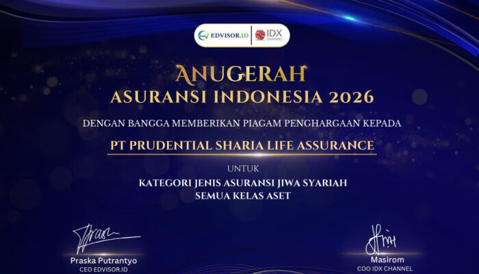 Diakui Lembaga Independen di Dalam dan Luar Negeri, Prudential Syariah Raih Tiga Penghargaan sebagai Pemimpin Asuransi Jiwa Syariah Indonesia