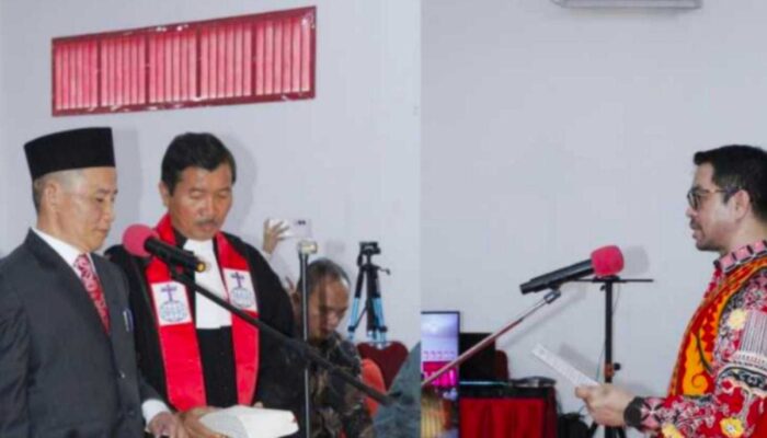 Dr. Yaredi Waruwu, S.S., M.S., Resmi Jabat Rektor Universitas Nias