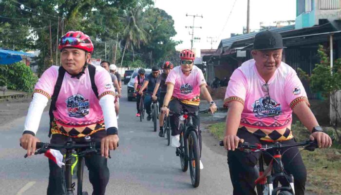 “Gowes Sehat, Rupiah Hebat”: Wali Kota Gunungsitoli Lepas QRISTAP FUNBIKE Jelajah Rupiah 2026
