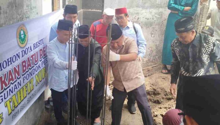 H. Sugiat Santoso Hadiri Peletakan Batu Pertama Pembangunan Pondok Pesantren Dai & Tahfiz Nur Asyqi