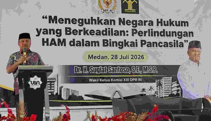 Kementerian Hukum dan Komisi XIII DPR RI Gelar Sosialisasi Hukum di UIN Sumatera Utara, Tegaskan Bahaya Main Hakim Sendiri